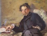 Edouard Manet Stephane Mallarme (mk06) oil painting reproduction